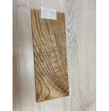 Ясень Оливковый Волнистый заготовка накладки на головку грифа Смешанный А Волна АА 5х105х255 мм-2