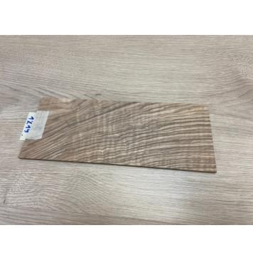 Ясень Оливковый Волнистый заготовка накладки на головку грифа Смешанный А Волна АА 5х105х255 мм-2