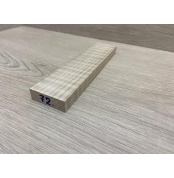 Клён Белый Явор, Волнистый заготовка для бриджа акустической гитары Радиал АА Волна ААА 15х46х195 мм-4