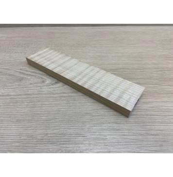 Клён Белый Явор, Волнистый заготовка для бриджа акустической гитары Радиал АА Волна ААА 14х47х193 мм-0