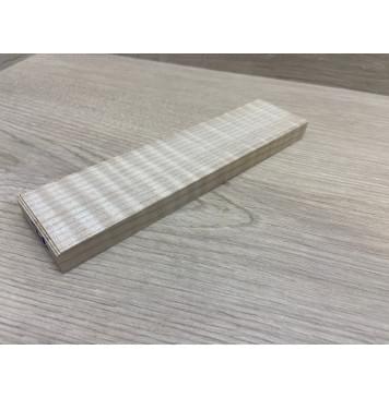 Клён Белый Явор, Волнистый заготовка для бриджа акустической гитары Радиал АА Волна ААА 14х47х193 мм-6