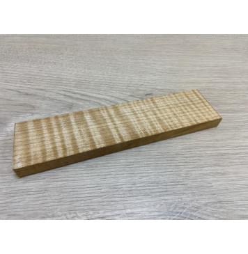 Клён Белый Явор, Волнистый заготовка для бриджа акустической гитары Радиал АА Волна ААА 14х47х193 мм-4