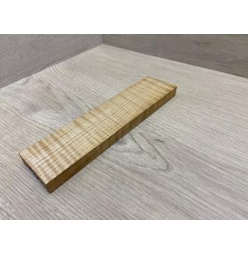 Клён Белый Явор, Волнистый заготовка для бриджа акустической гитары Радиал АА Волна ААА 14х47х193 мм-2