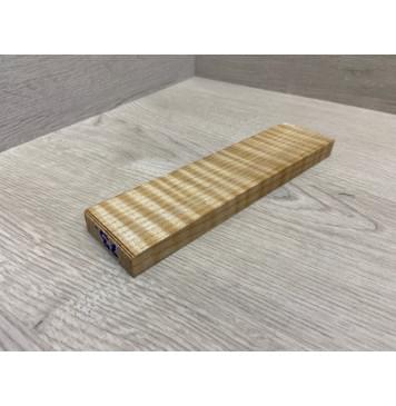 Клён Белый Явор, Волнистый заготовка для бриджа акустической гитары Радиал АА Волна ААА 14х47х193 мм-1