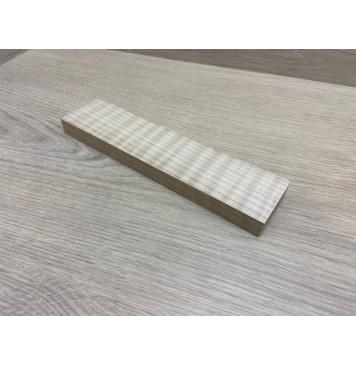 Клён Белый Явор, Волнистый заготовка для бриджа акустической гитары Радиал АА Волна ААА 15х46х190 мм-4