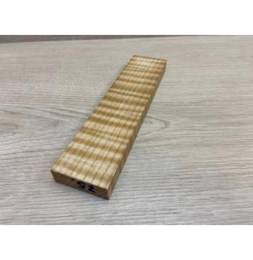 Клён Белый Явор, Волнистый заготовка для бриджа акустической гитары Радиал АА Волна ААА 15х46х190 мм-1