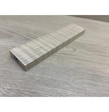 Клён Белый Явор, Волнистый заготовка для бриджа акустической гитары Радиал АА Волна ААА 14х46х195 мм-6