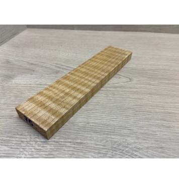 Клён Белый Явор, Волнистый заготовка для бриджа акустической гитары Радиал АА Волна ААА 14х46х195 мм-3