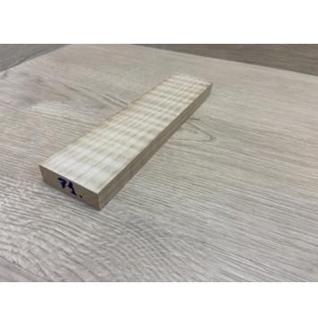 Клён Белый Явор, Волнистый заготовка для бриджа акустической гитары Радиал АА Волна ААА 15х47х193 мм-4