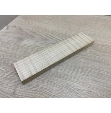 Клён Белый Явор, Волнистый заготовка для бриджа акустической гитары Радиал АА Волна ААА 15х47х193 мм-3