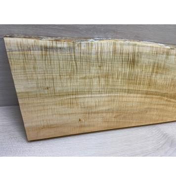 Клён Американский Волнистый заготовка на топ Смешанный ААА Волна ААА 27.5х210х475 мм (1шт под распил)-9