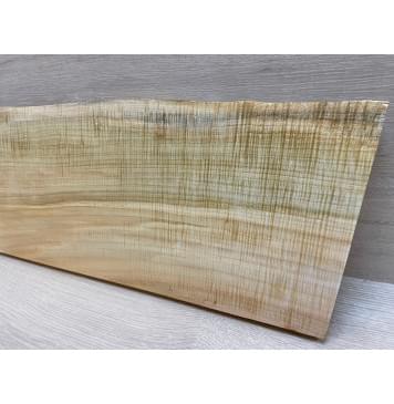 Клён Американский Волнистый заготовка на топ Смешанный ААА Волна ААА 27.5х210х475 мм (1шт под распил)-7