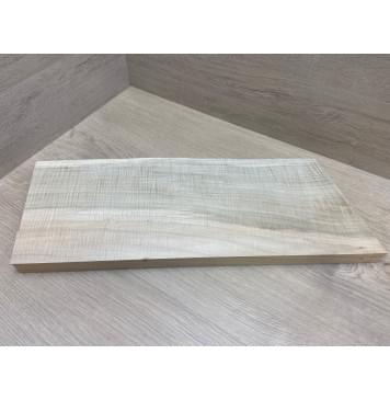 Клён Американский Волнистый заготовка на топ Смешанный ААА Волна ААА 27.5х192х475 мм (1шт под распил)-5