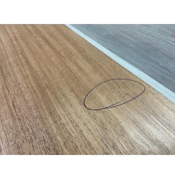 Махагон Кая заготовка на топ Радиал А 20х254х650 мм - 2 шт. (книжкой) Уценка-трещины-2