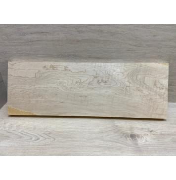 Клён Белый Явор, Волнистый заготовка на топ Смешанный ААА Волна А 25.5х212х615 мм (1шт под распил)-4