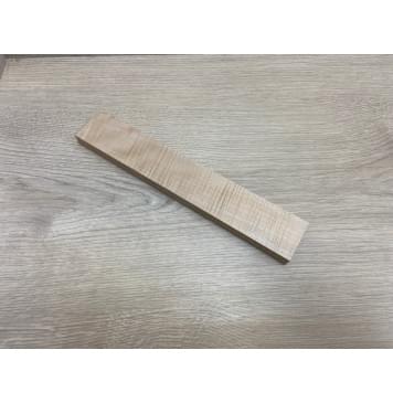 Клён Белый Явор, Волнистый заготовка для бриджа акустической гитары Смешанный ААА Волна АА 14.5х44.5х260 мм-1