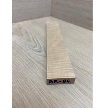 Клён Белый Явор, Волнистый заготовка для бриджа акустической гитары Смешанный ААА Волна АА 14.5х44.5х260 мм-3