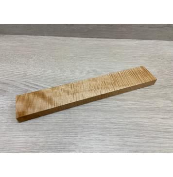 Клён Белый Явор, Волнистый заготовка для бриджа акустической гитары Смешанный ААА Волна АА 14.5х44.5х260 мм-4