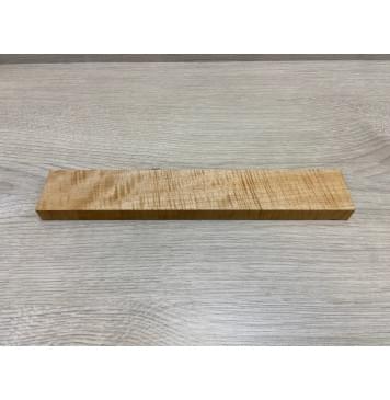 Клён Белый Явор, Волнистый заготовка для бриджа акустической гитары Смешанный ААА Волна АА 14.5х44.5х260 мм-0