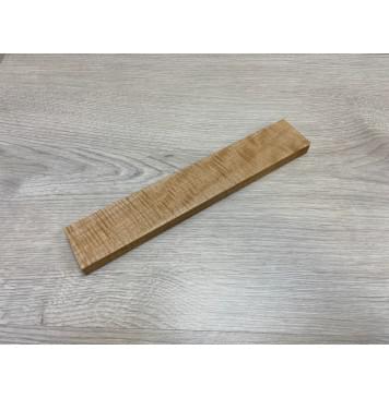 Клён Белый Явор, Волнистый заготовка для бриджа акустической гитары Смешанный ААА Волна АА 15х45х260 мм-4