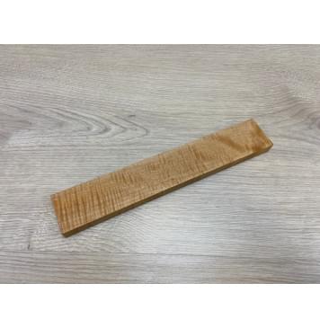 Клён Белый Явор, Волнистый заготовка для бриджа акустической гитары Смешанный ААА Волна АА 15х45х260 мм-3