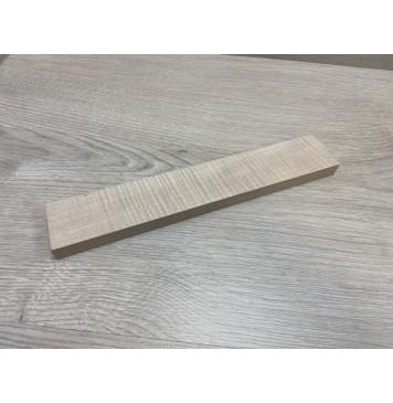 Клён Белый Явор, Волнистый заготовка для бриджа акустической гитары Смешанный ААА Волна ААА 15х44.5х260 мм-0