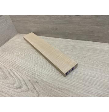 Клён Белый Явор, Волнистый заготовка для бриджа акустической гитары Смешанный ААА Волна ААА 15х44.5х260 мм-4