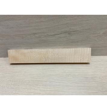 Клён Белый Явор, Волнистый заготовка для бриджа акустической гитары Смешанный ААА Волна ААА 15х44.5х260 мм-3