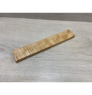 Клён Белый Явор, Волнистый заготовка для бриджа акустической гитары Смешанный ААА Волна ААА 15х44.5х260 мм-2