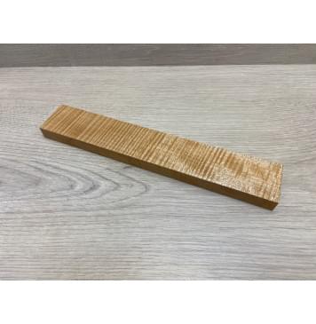Клён Белый Явор, Волнистый заготовка для бриджа акустической гитары Смешанный ААА Волна ААА 15х44.5х260 мм-4