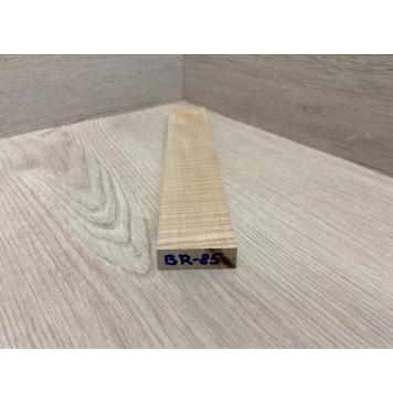 Клён Белый Явор, Волнистый заготовка для бриджа акустической гитары Смешанный ААА Волна ААА 15х44.5х260 мм-3