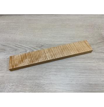 Клён Белый Явор, Волнистый заготовка для бриджа акустической гитары Смешанный ААА Волна ААА 15х44.5х260 мм-2