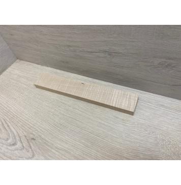 Клён Белый Явор, Волнистый заготовка для бриджа акустической гитары Смешанный ААА Волна ААА 14.5х44.5х260 мм-3