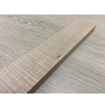 Клён Белый Явор, Волнистый заготовка для бриджа акустической гитары Смешанный ААА Волна ААА 14.5х44.5х260 мм-1