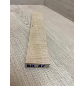 Клён Белый Явор, Волнистый заготовка для бриджа акустической гитары Смешанный ААА Волна ААА 14.5х44.5х260 мм-2