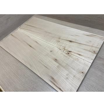 Клён Чёрный Явор, Волнистый заготовка на топ Смешанный А Волна А 20х180х565 мм - 2 шт. (книжкой)-5