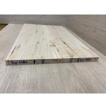 Клён Чёрный Явор, Волнистый заготовка на топ Смешанный А Волна А 20х180х565 мм - 2 шт. (книжкой)-4