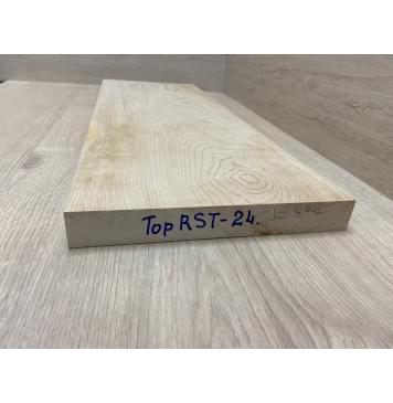 Клён Белый Явор, Волнистый заготовка на топ Тангент А Волна А 27х223х625 мм - ( 1шт под распил)-5