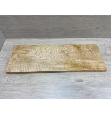 Клён Белый Явор, Волнистый заготовка на топ Тангент А Волна А 27х223х625 мм - ( 1шт под распил)-4