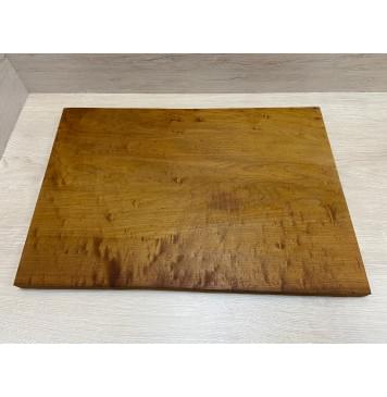 Клён Облачко (Печеный 180) заготовка на топ  Смешанный АА Волна А 24х383х535 мм - (цельный)-0