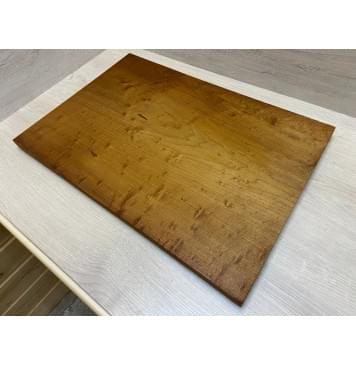 Клён Облачко (Печеный 180) заготовка на топ Смешанный АА Волна А 24х384х560 мм - (цельный)-1