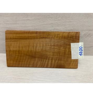 Ольха Волнистая  Печеная 150гр заготовка накладки на головку грифа Смешанный ААА Волна АА 5х110х215 мм-0