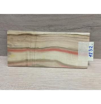 Клён Американский заготовка накладки на головку грифа Смешанный ААА 2.5х89х195 мм-0