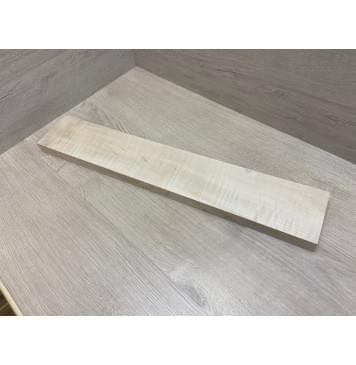 Клён Белый Явор, Волнистый заготовка грифа для Безголовой гитары Смешанный ААА Волна АА 28х100х590 мм-5