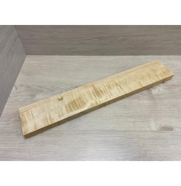 Клён Белый Явор, Волнистый заготовка грифа для Безголовой гитары Смешанный ААА Волна АА 28х100х590 мм-0