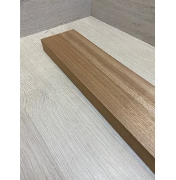 Сапели заготовка для переклеенного грифа электрогитары Смешанный ААА 33.5х(51-51)х735 мм - из 2х частей-1