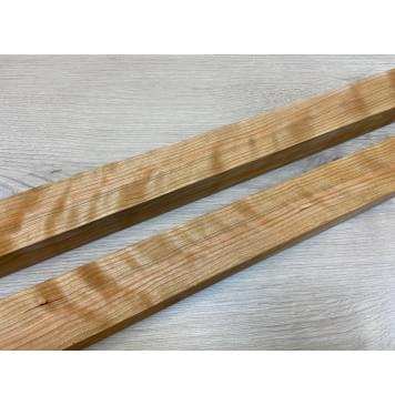 Вишня Американская Волнистая заготовка для переклеенного грифа безголовой гитары Радиал АА Волна А 34х(46-46)х620 мм - из 2х частей-8