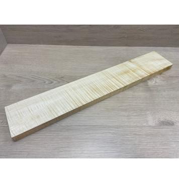 Клён Белый Явор, Волнистый заготовка грифа для Безголовой гитары Радиал АА Волна АА 23х94х560 мм-0