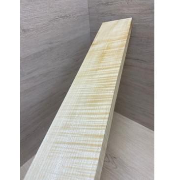 Клён Белый Явор, Волнистый заготовка грифа для Безголовой гитары Радиал АА Волна АА 23х94х560 мм-3