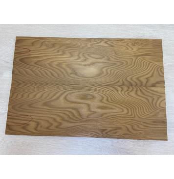 Ясень Печёный 180 гр заготовка на топ Тангент ААА 18х174х530 мм (2шт книжкой)-0